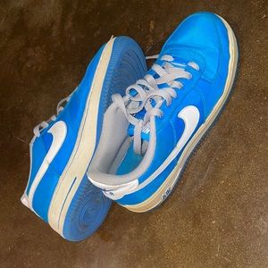 Baby Blue White and Grey  Nike Air Forces